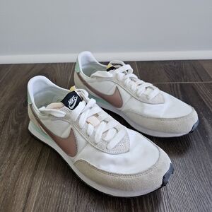 Nike Waffle Trainer 2 GS 'White Mint Copper Youth Sz 6.5Y #DC6477 102